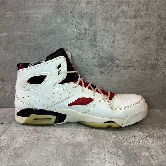 NIke Air Jordan FLightclub 91 Sneakers Mens sz 13 - red/white - Picture 3 of 6